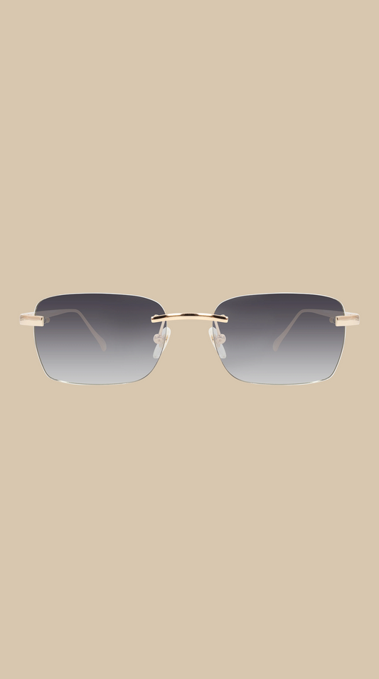 Eyewear Black gradient | 9K Gold plated