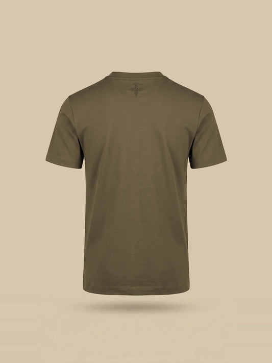 Premium Glanz-Shirt - Braun
