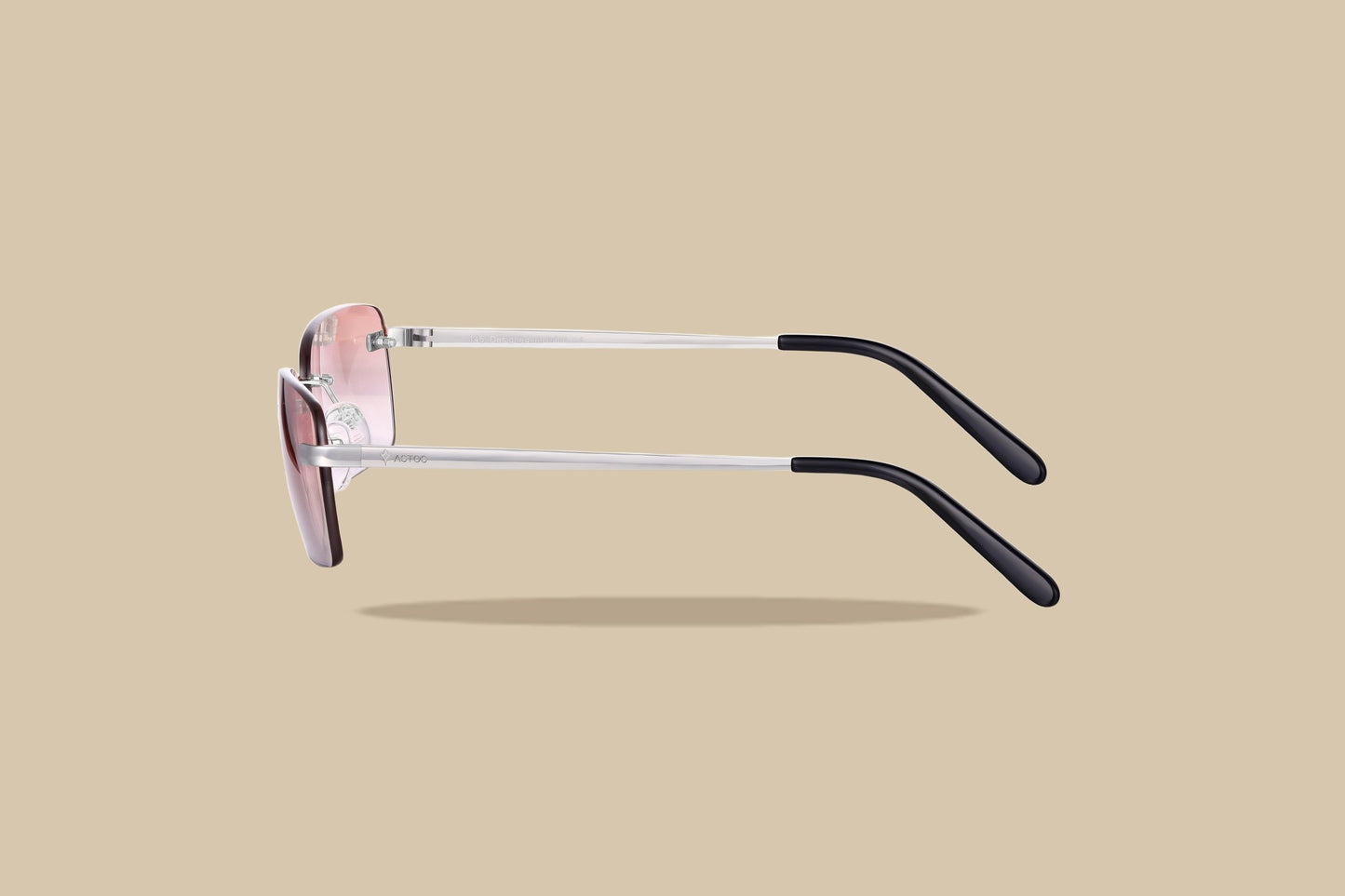 Gafas de hombre Marrón | Plata
