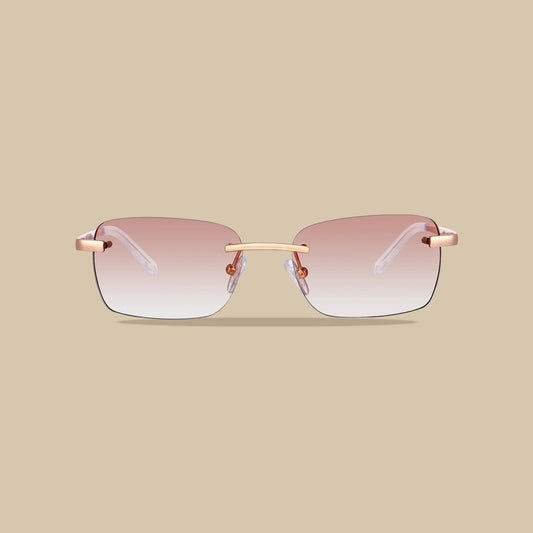 Gafas degradado marrón | Bañadas en oro de 9K