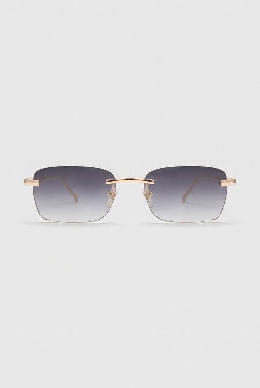 Astos Eyewear Black Gradient - randloze zonnebril, vooraanzicht