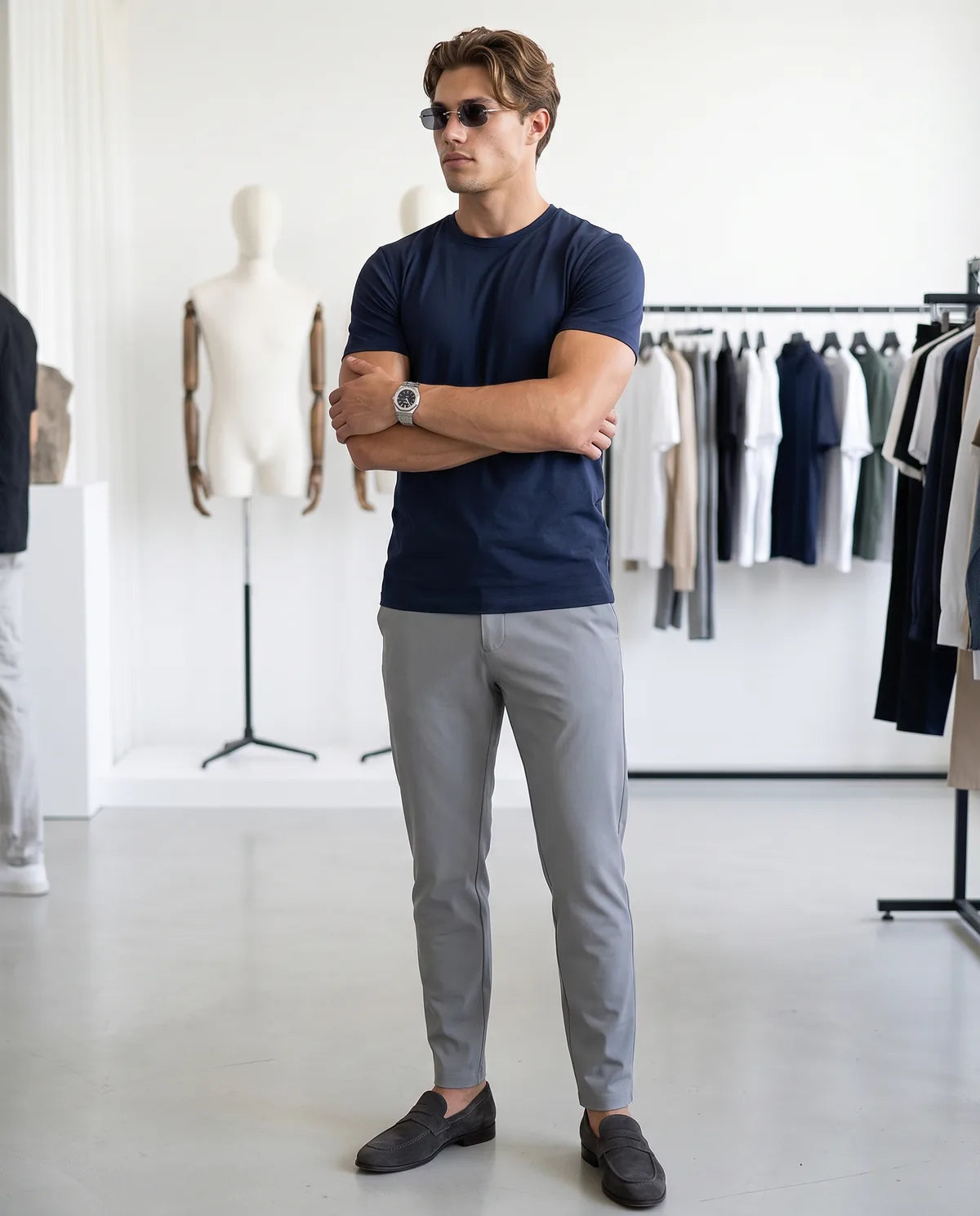 Premium pantalon - Gray