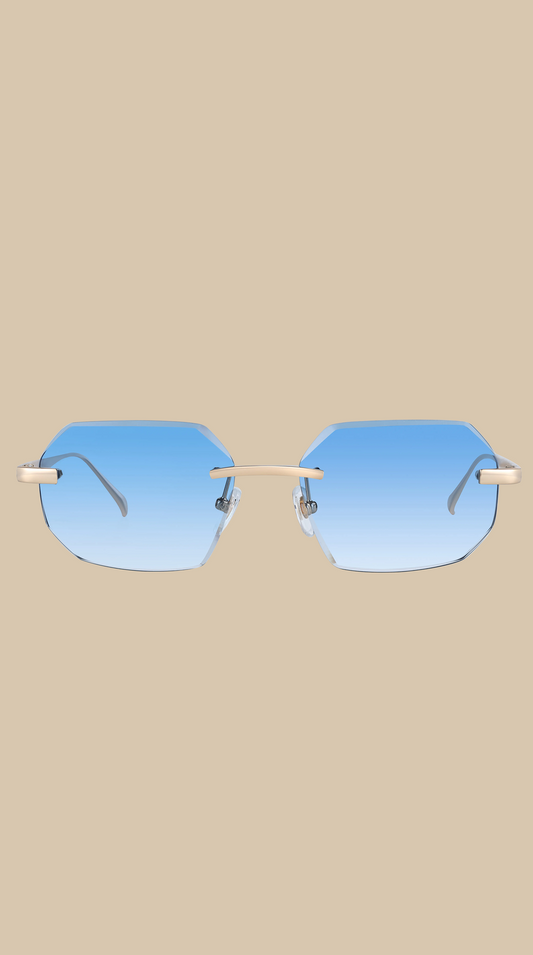 Eyewear Diamond Cut Sky Blue