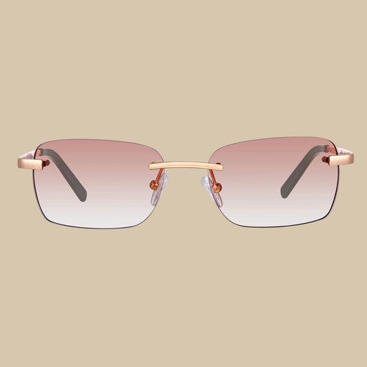Eyewear Brown Gradient | 9K Gold plated Black temples