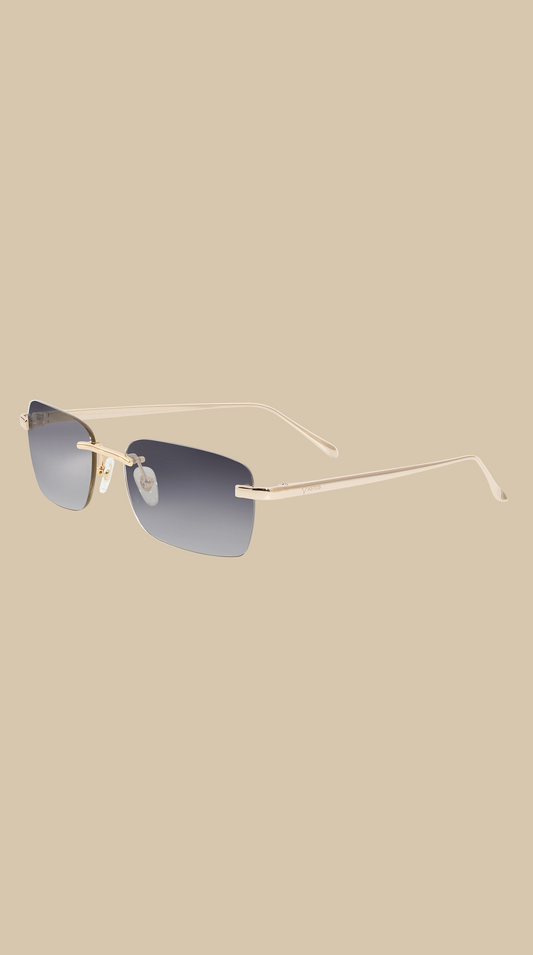 Eyewear Black gradient | 9K Gold plated