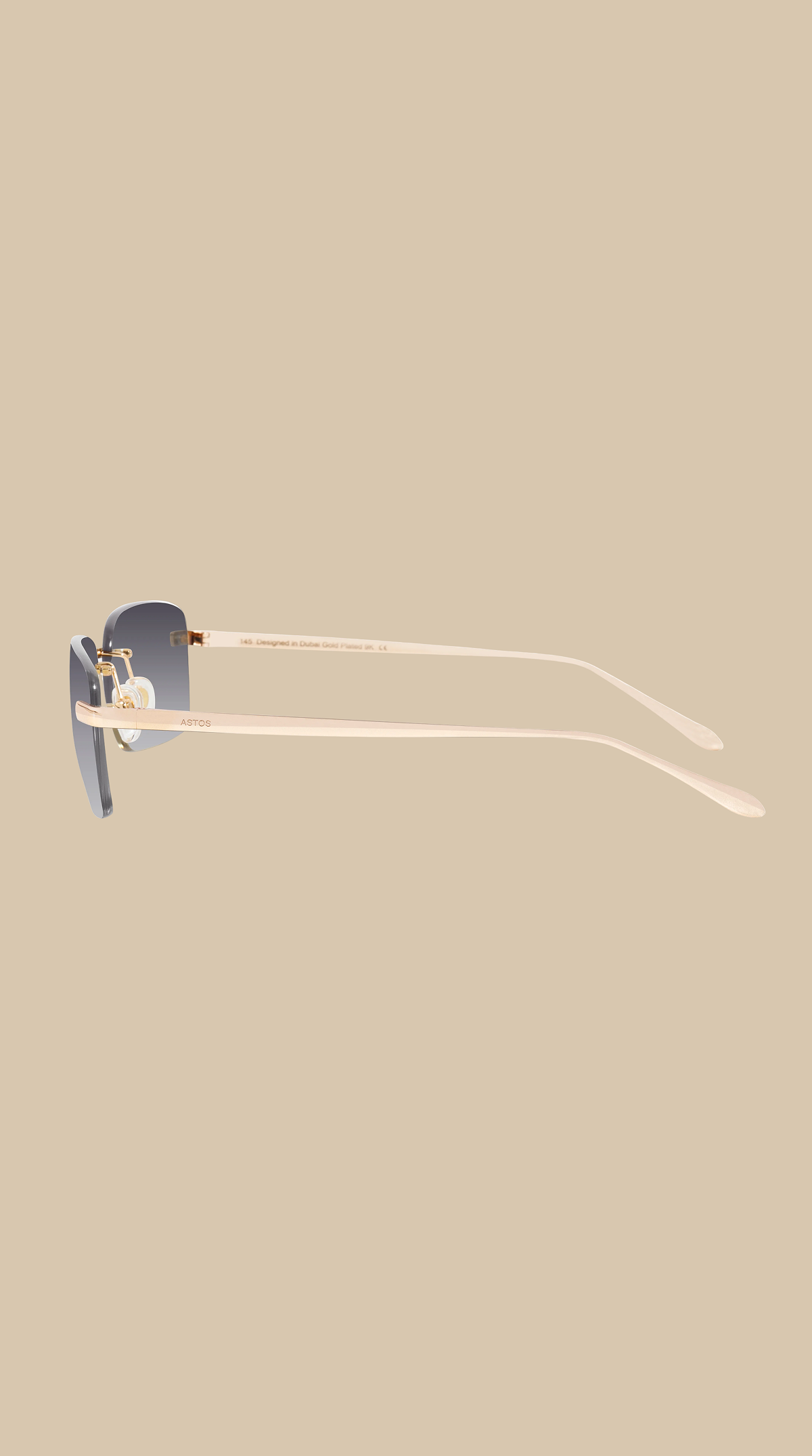 Eyewear Black gradient | 9K Gold plated