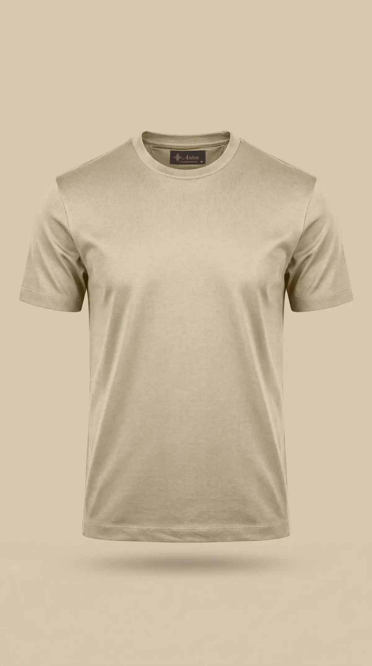 Premium glans shirt - Beige