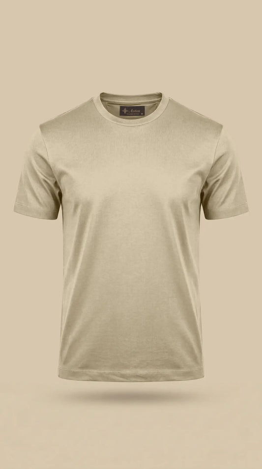 Premium glans shirt - Beige