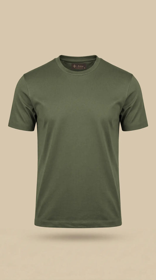 Premium glans shirt - Groen