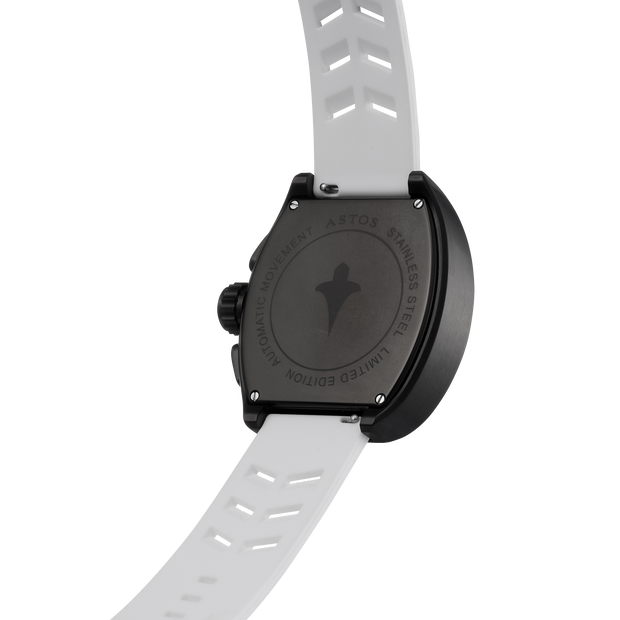 Millionaire 2.0 Black - White Strap