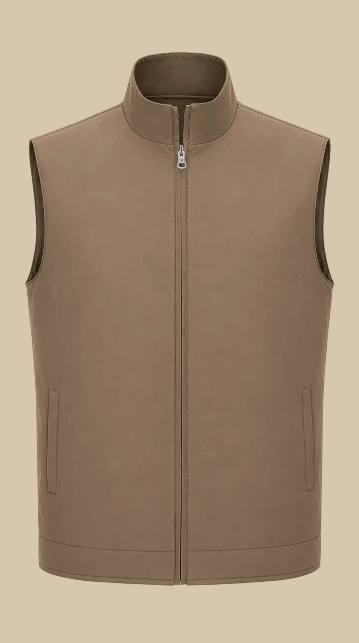 Tweezijdige Bodywarmer - Beige