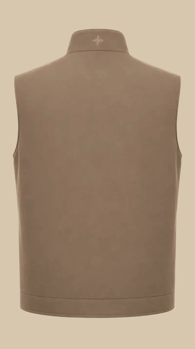 Tweezijdige Bodywarmer - Beige
