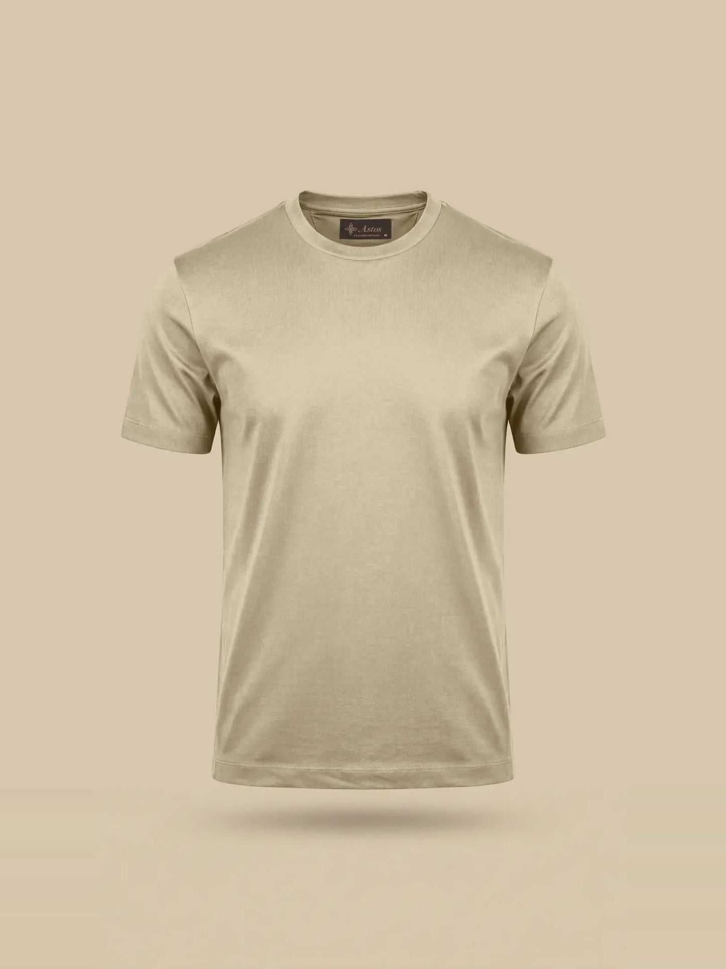 Camiseta premium brillante - Beige