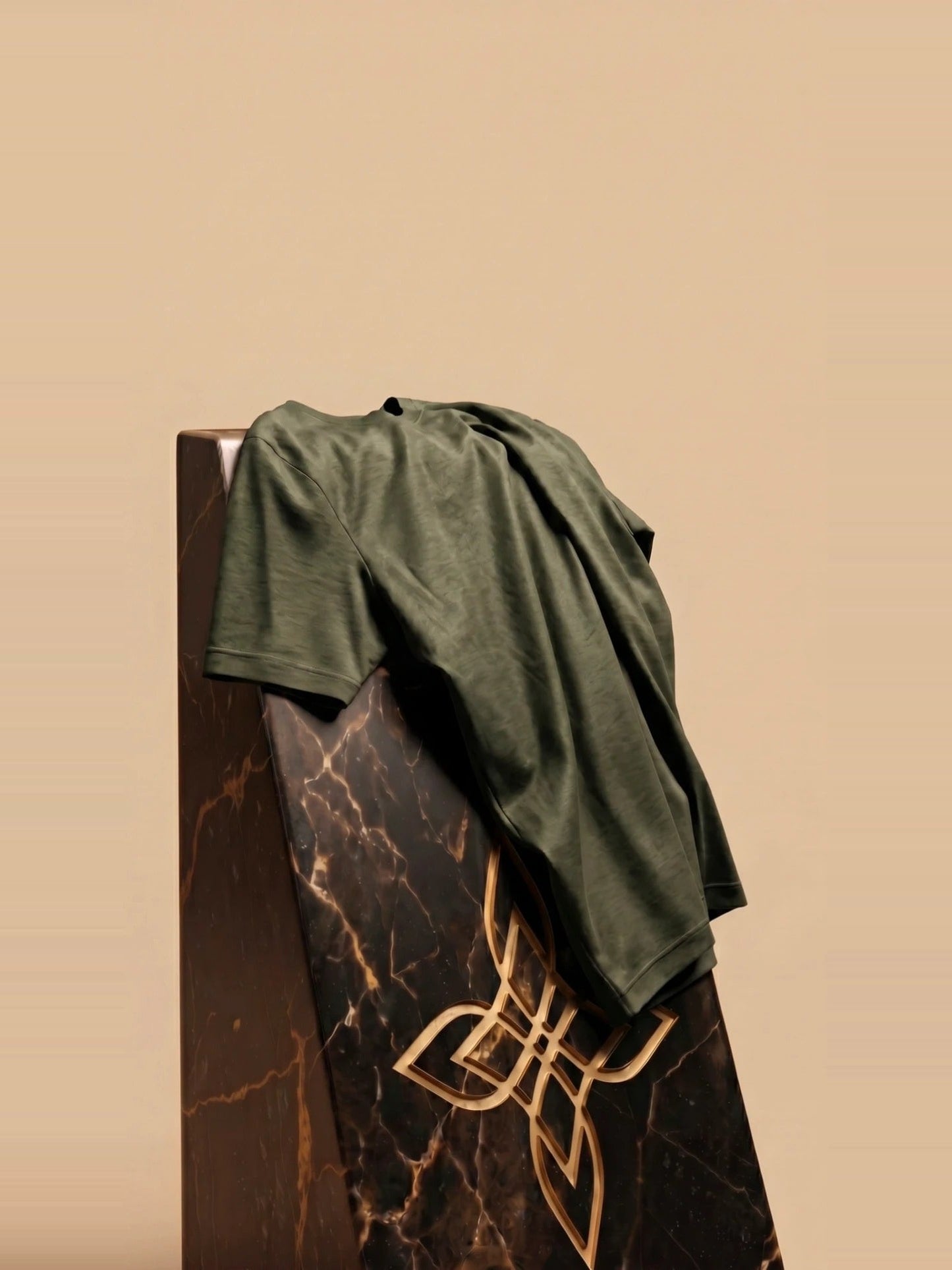 Premium Glanz-Shirt - Grün