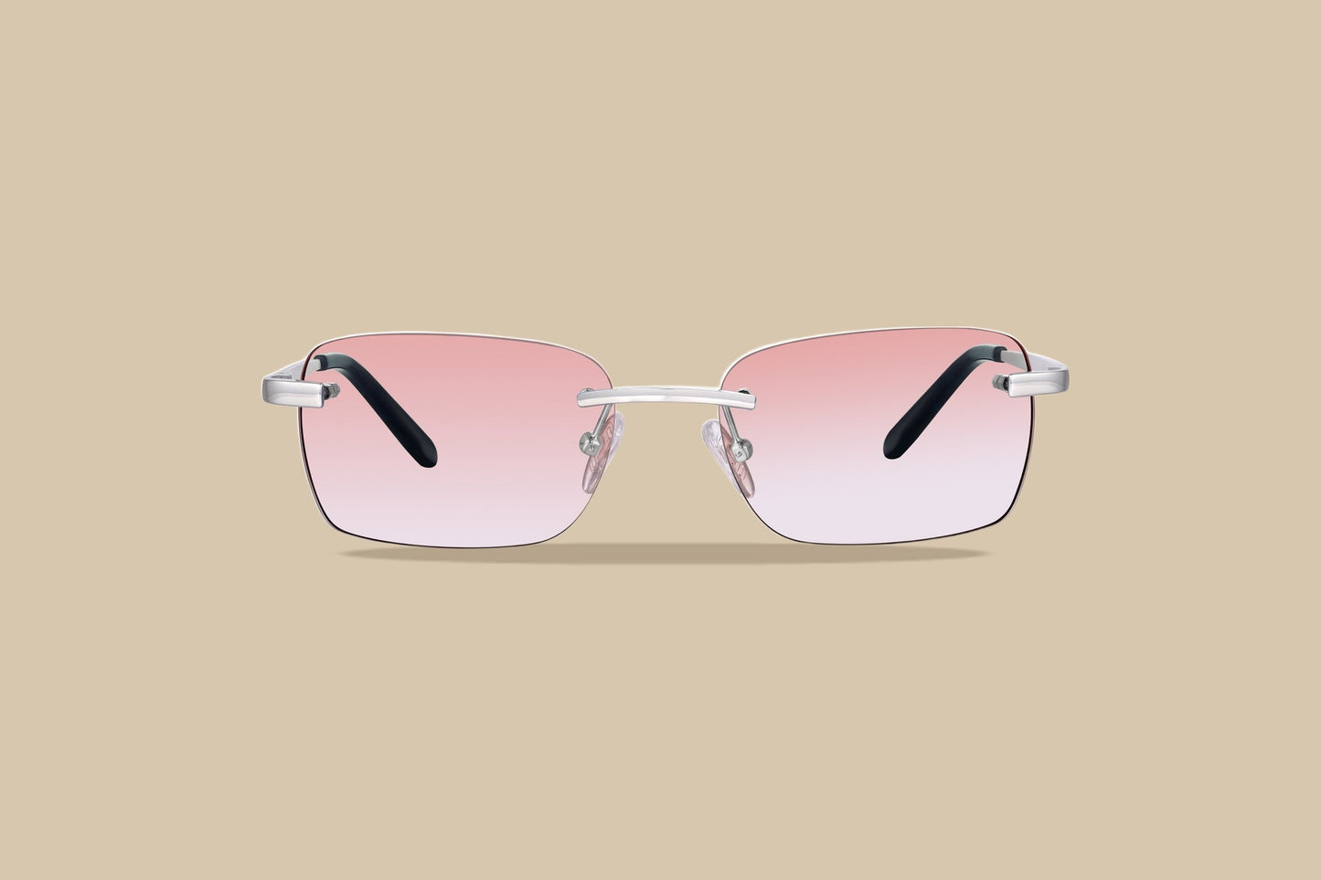 Gafas de hombre Marrón | Plata