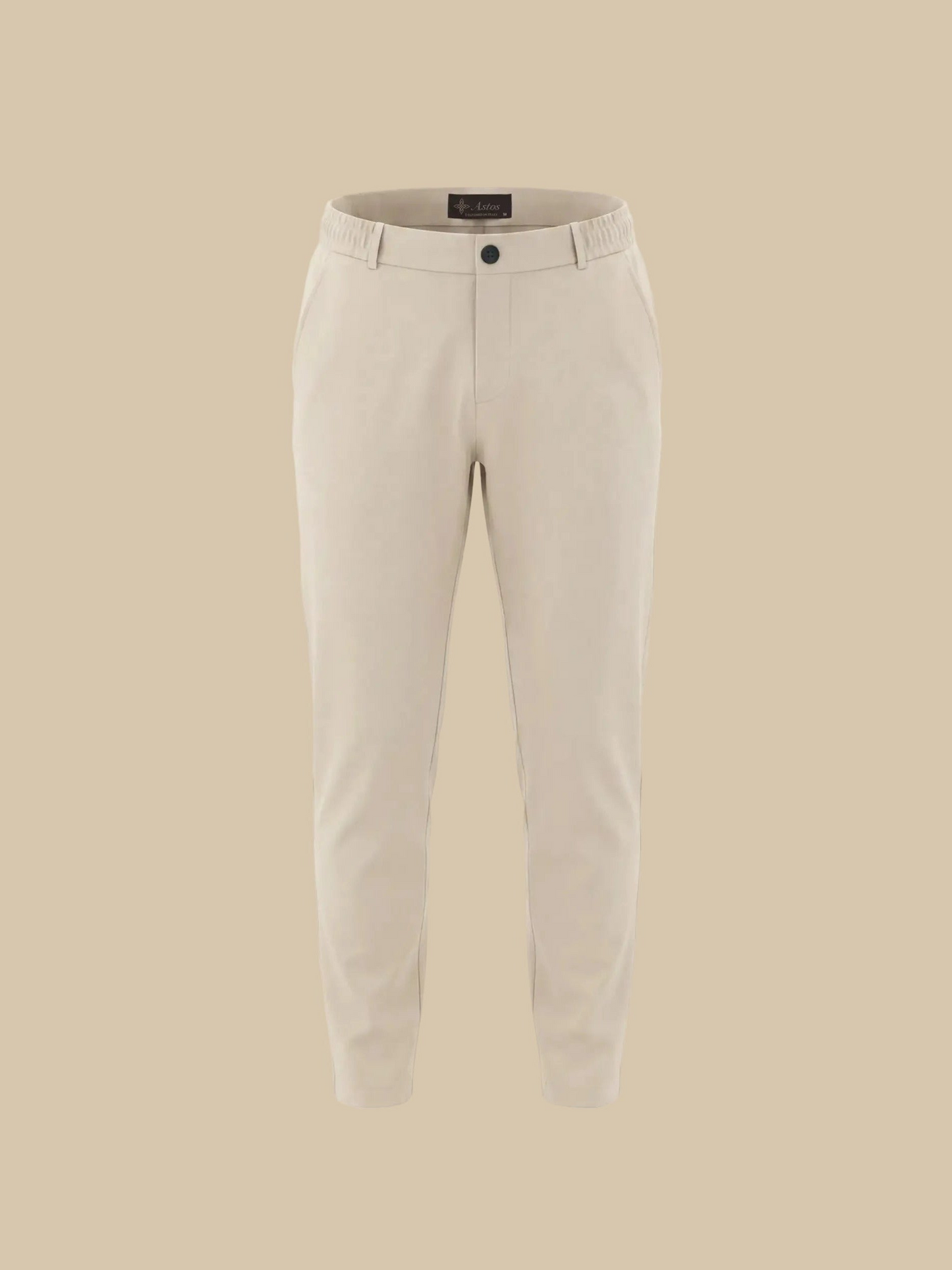 Premium pantalon beige, vooraanzicht