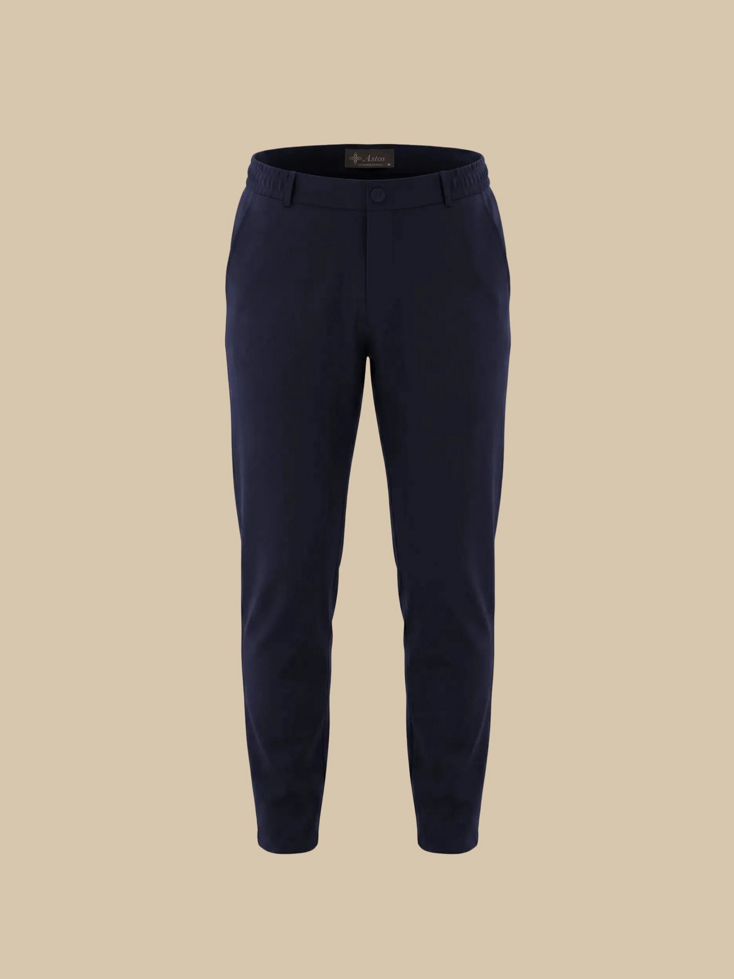 Premium pantalon navy, vooraanzicht
