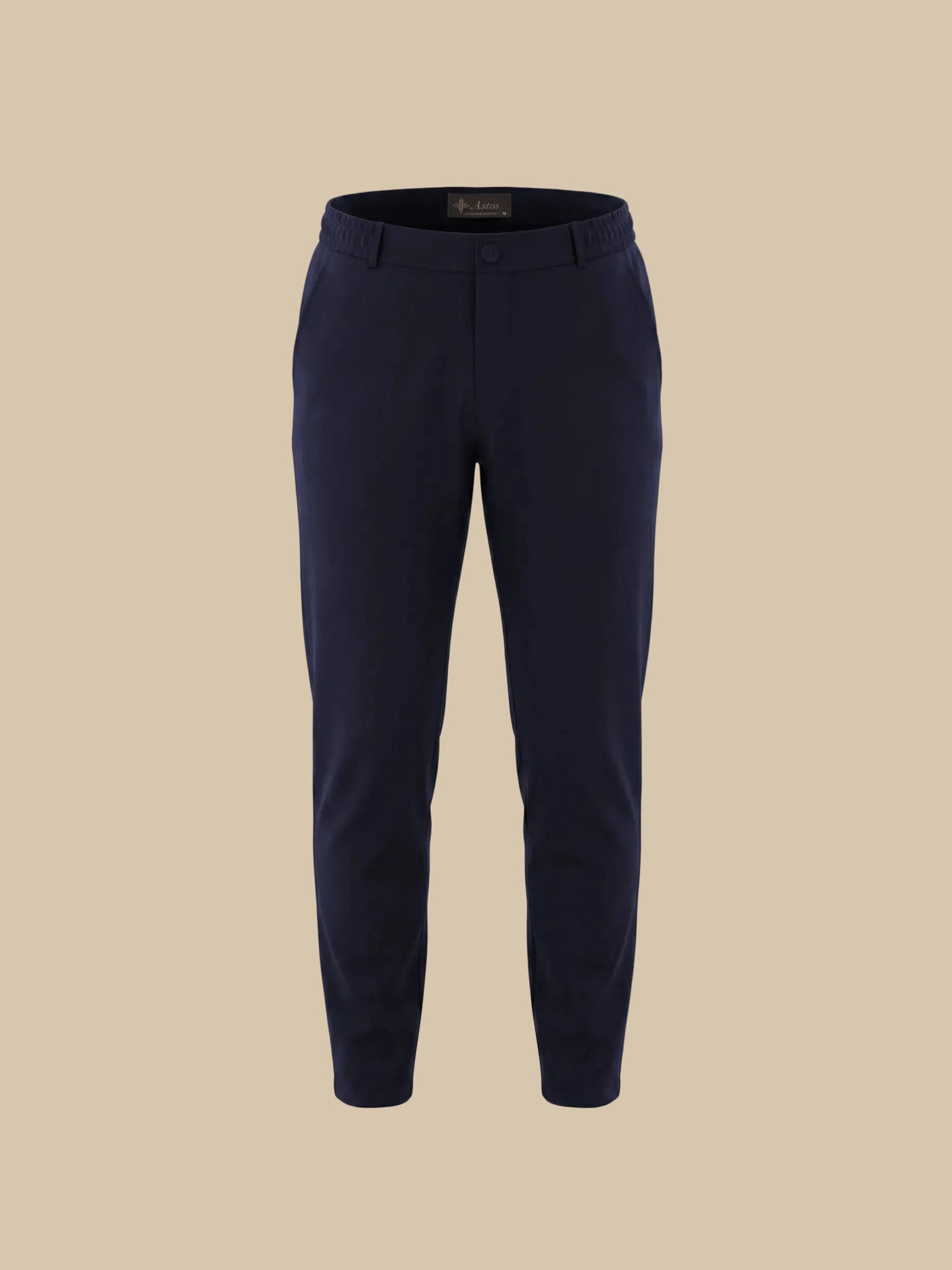 Premium pantalon navy, vooraanzicht