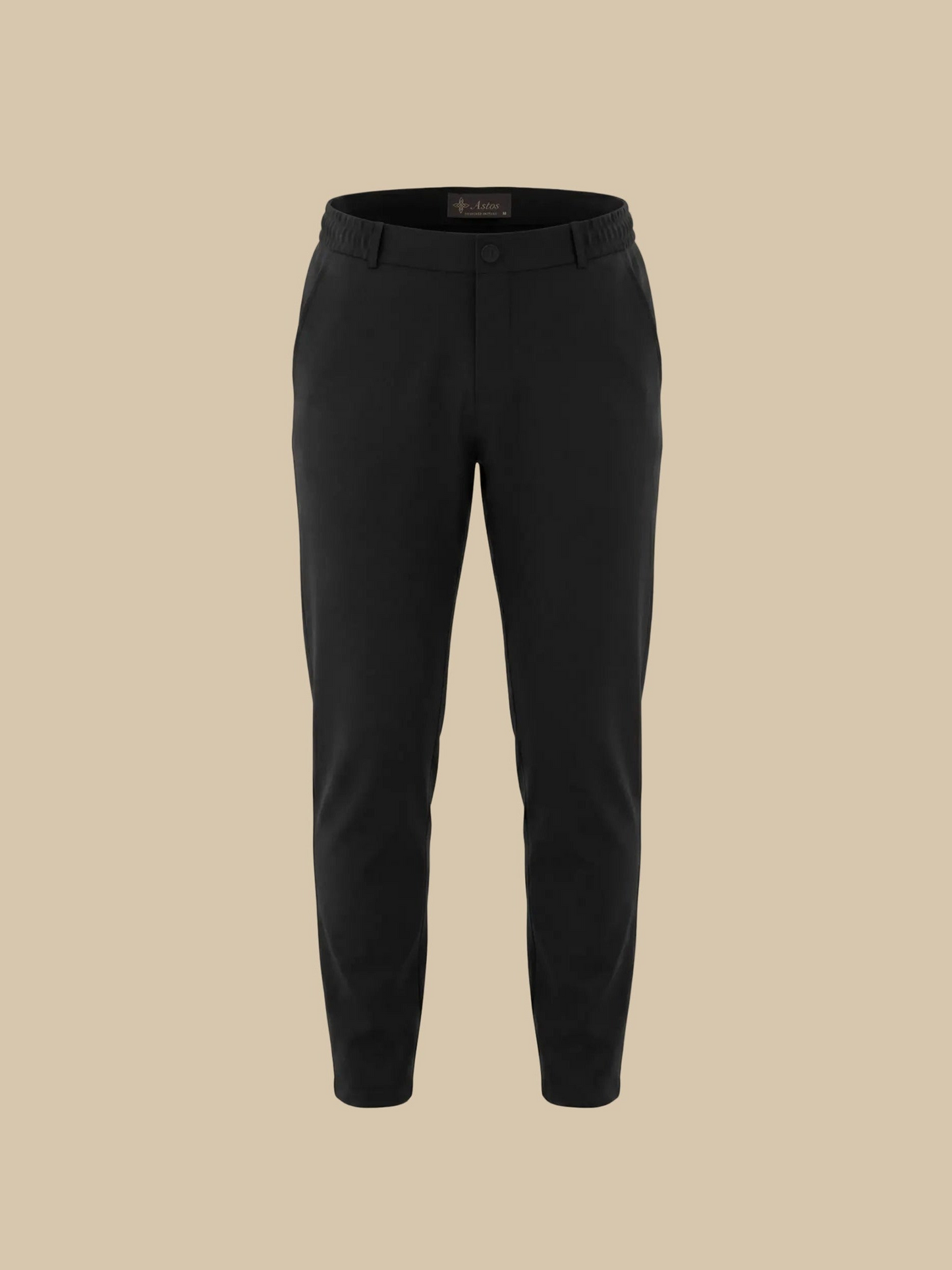 Premium pantalon zwart, vooraanzicht