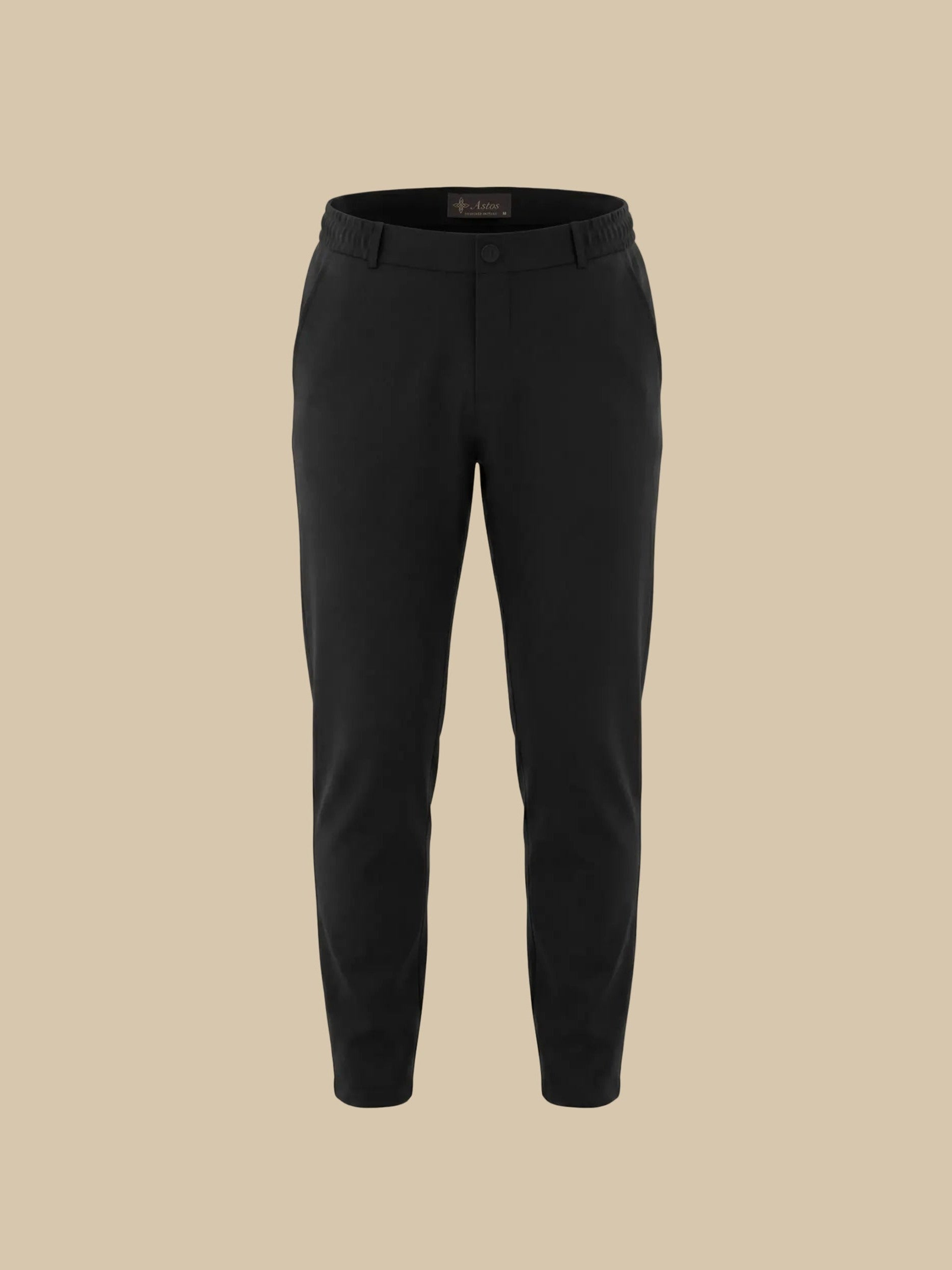 Premium pantalon zwart, vooraanzicht