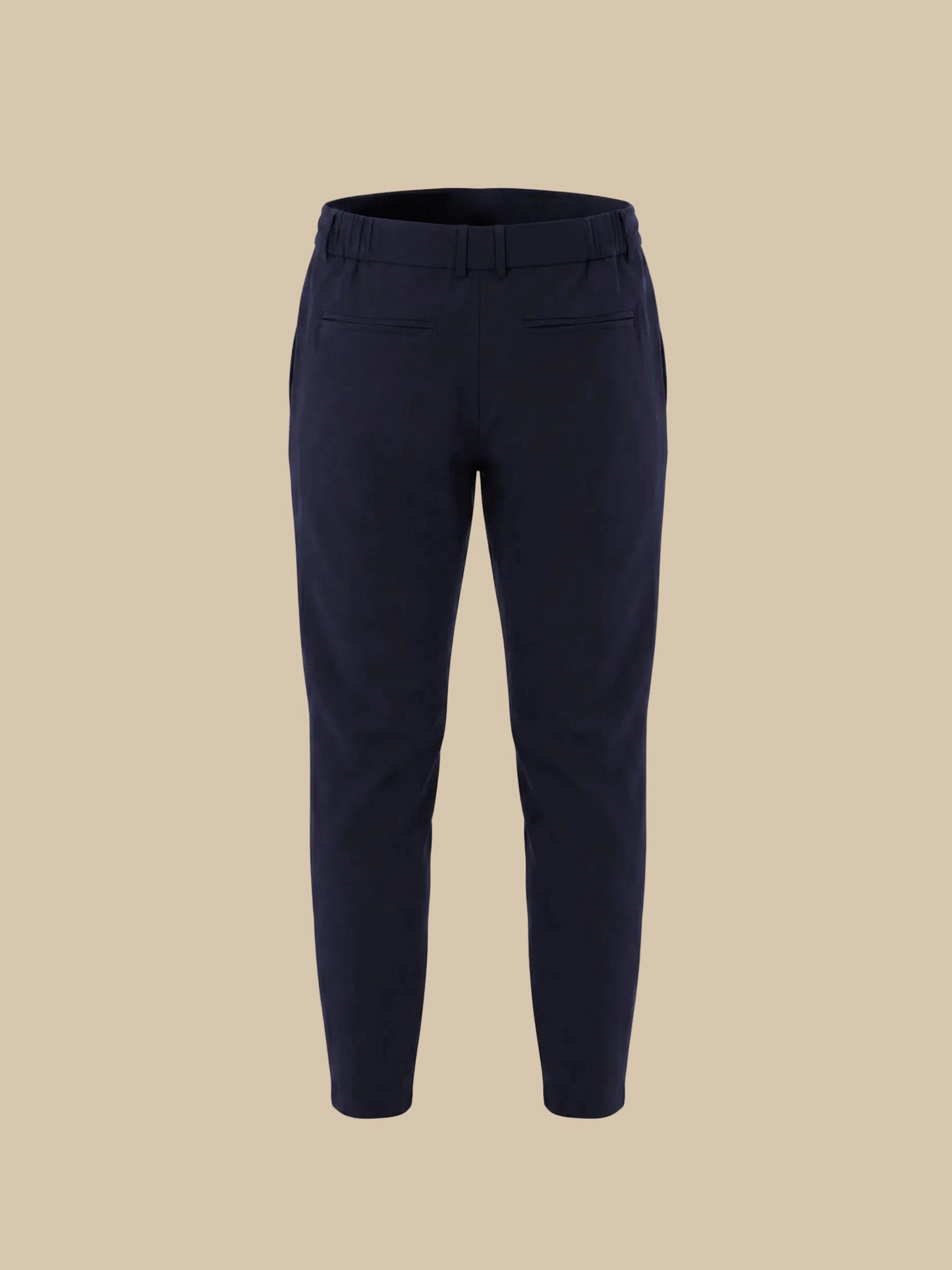 Premium pantalon navy, achteraanzicht