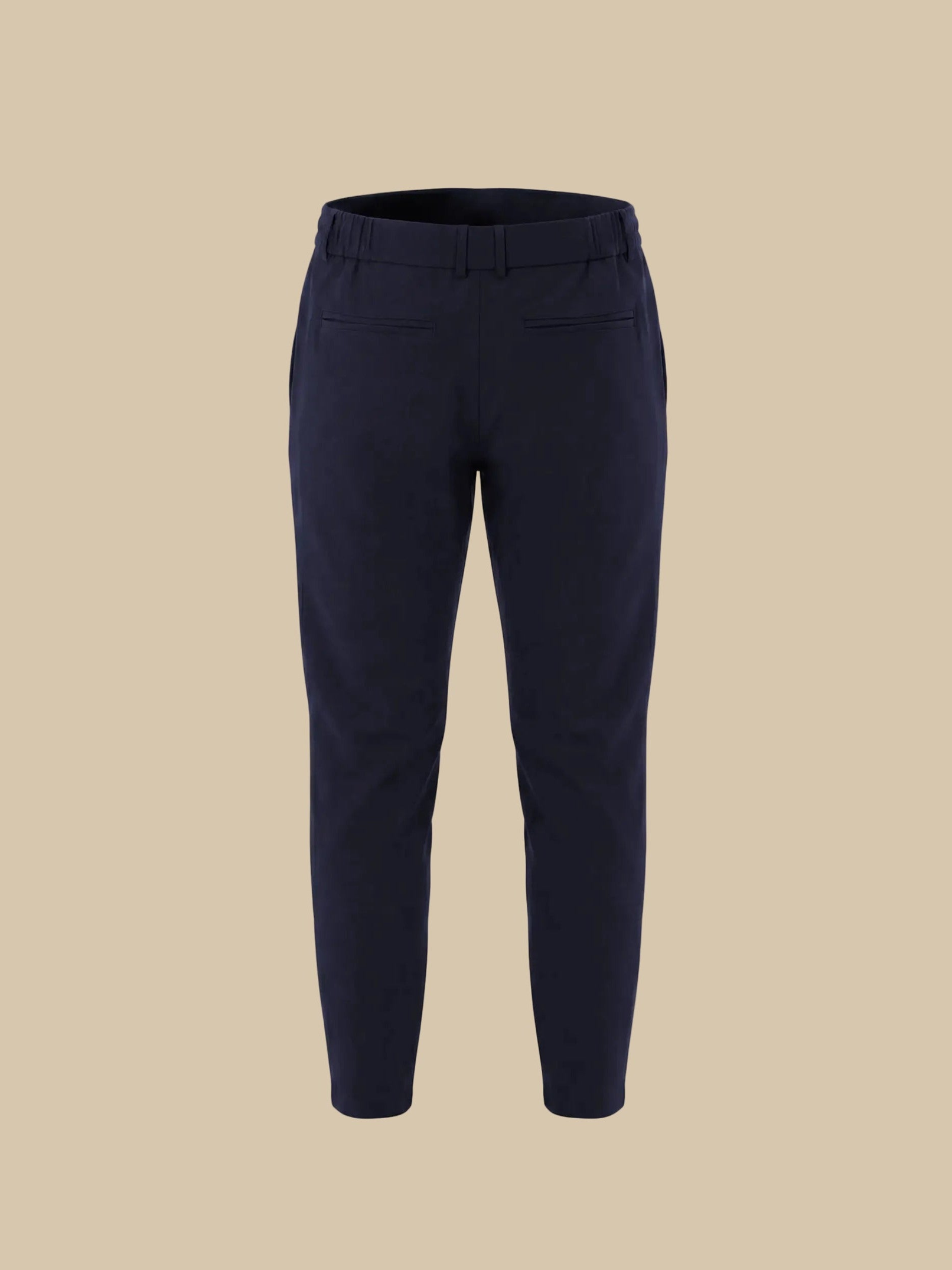 Premium pantalon navy, achteraanzicht