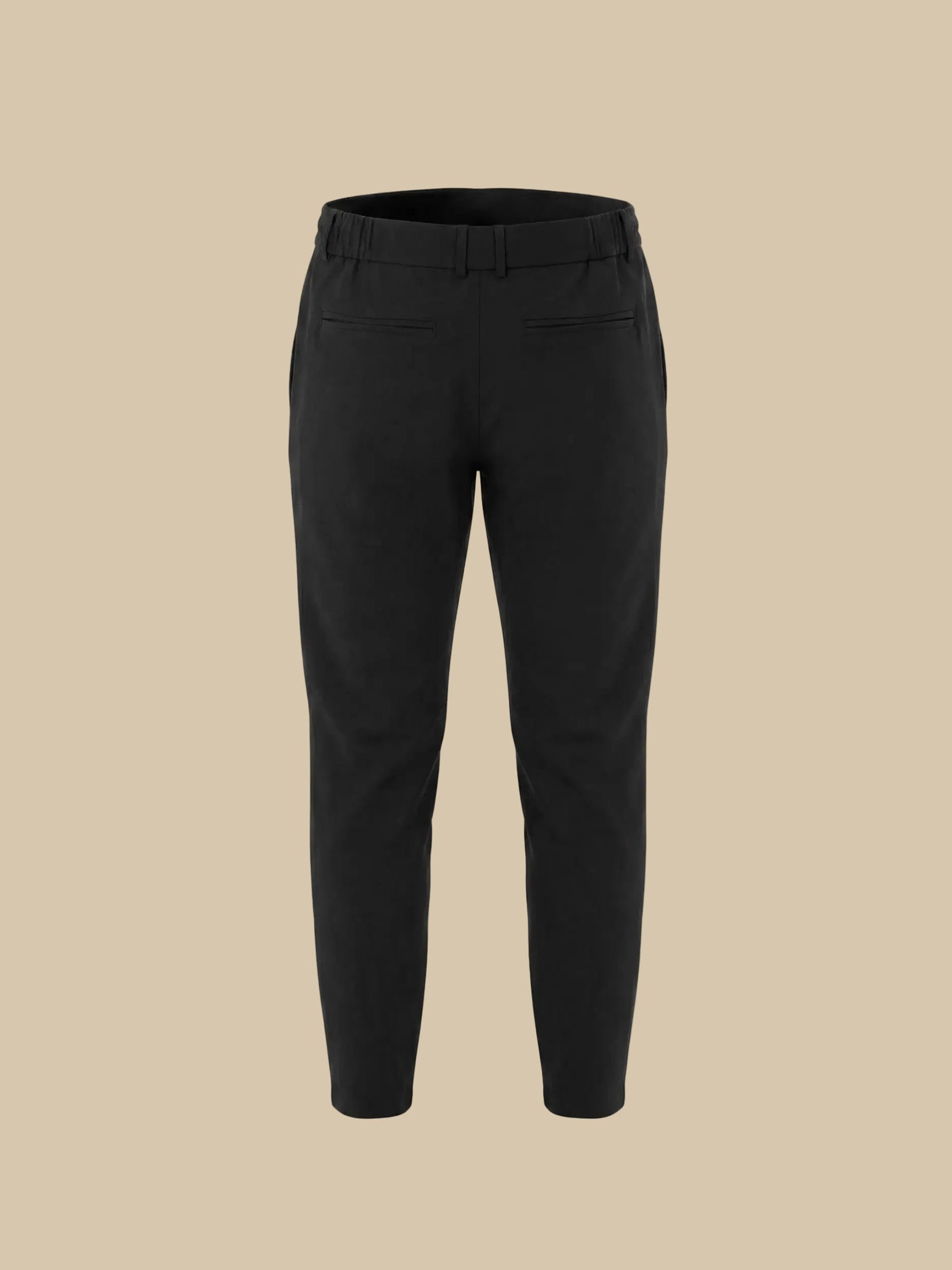 Premium pantalon zwart, achteraanzicht
