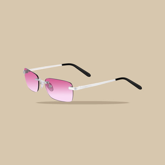 Gafas Burdeos Plata