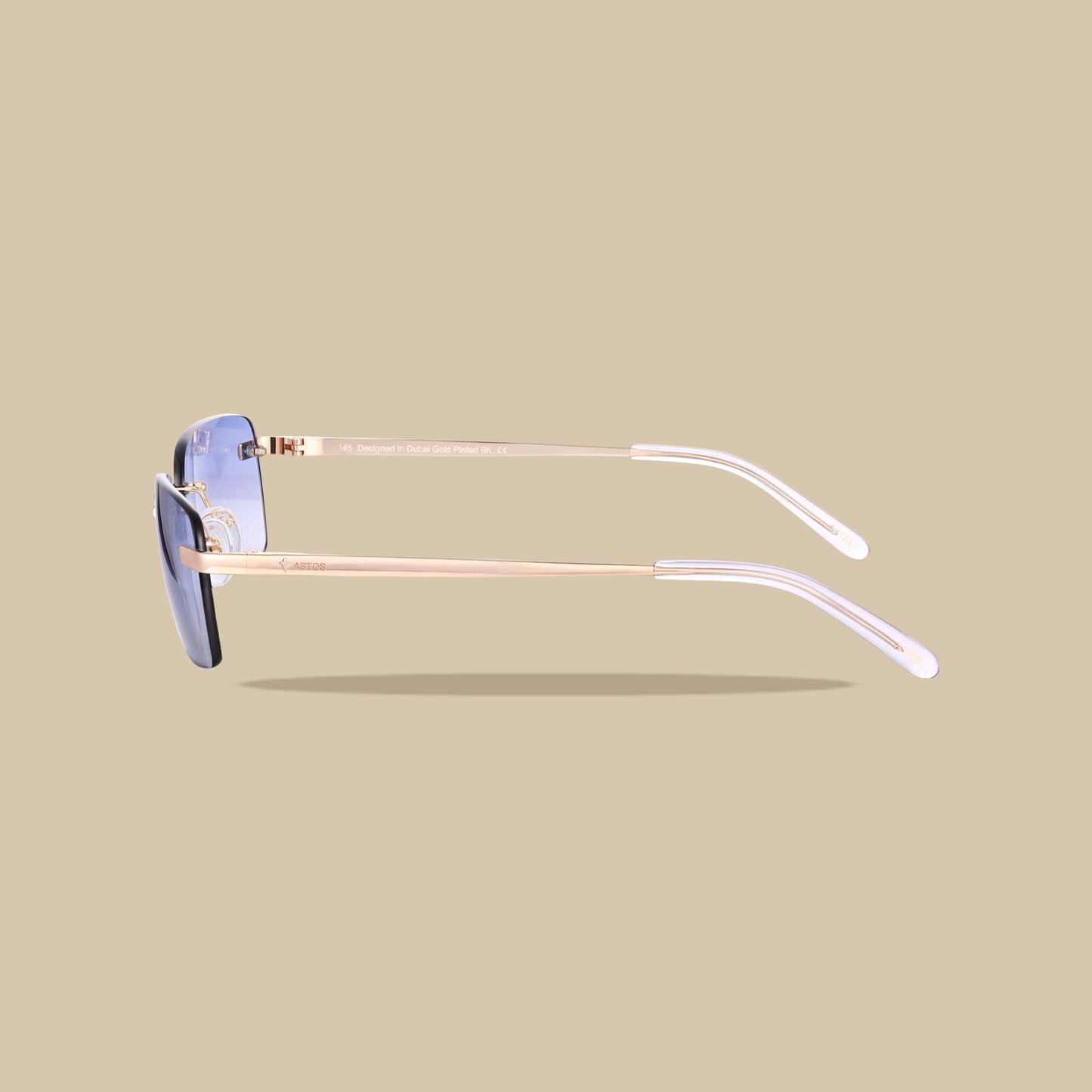 Gafas degradado azul claro | Bañadas en oro de 9K