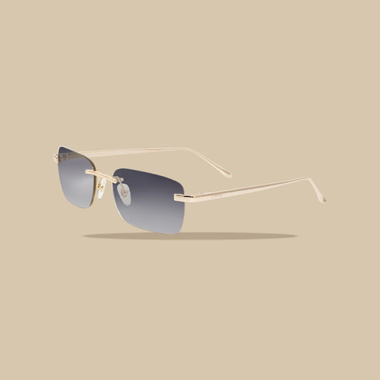 Eyewear Black gradient | 9K Gold plated