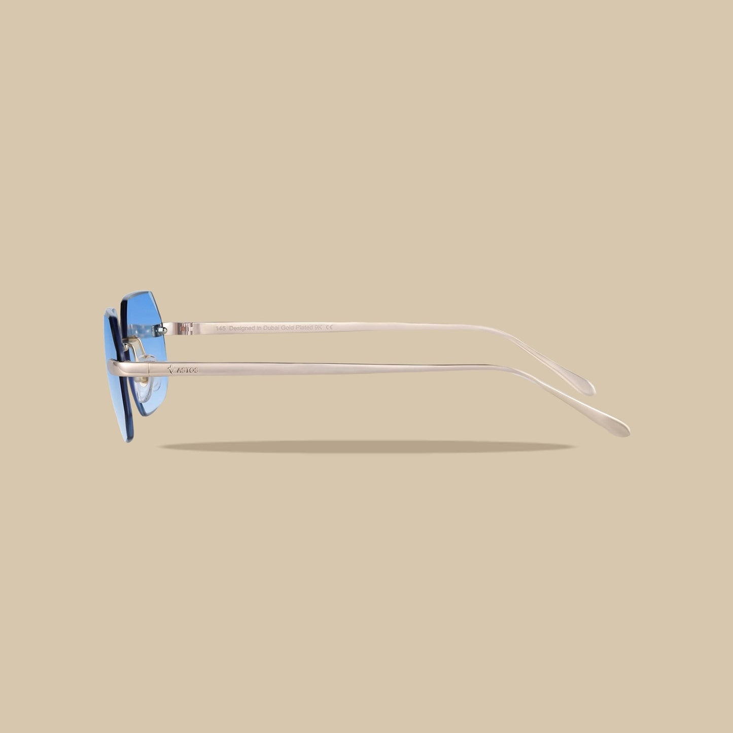 Brille Diamond Cut Himmelblau