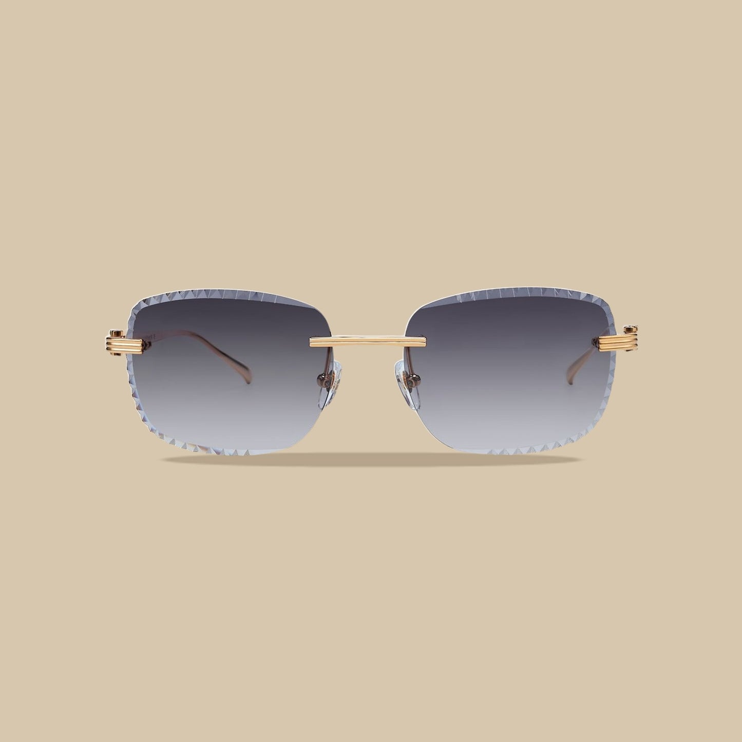 Brille Premium Diamond Cut Schwarz