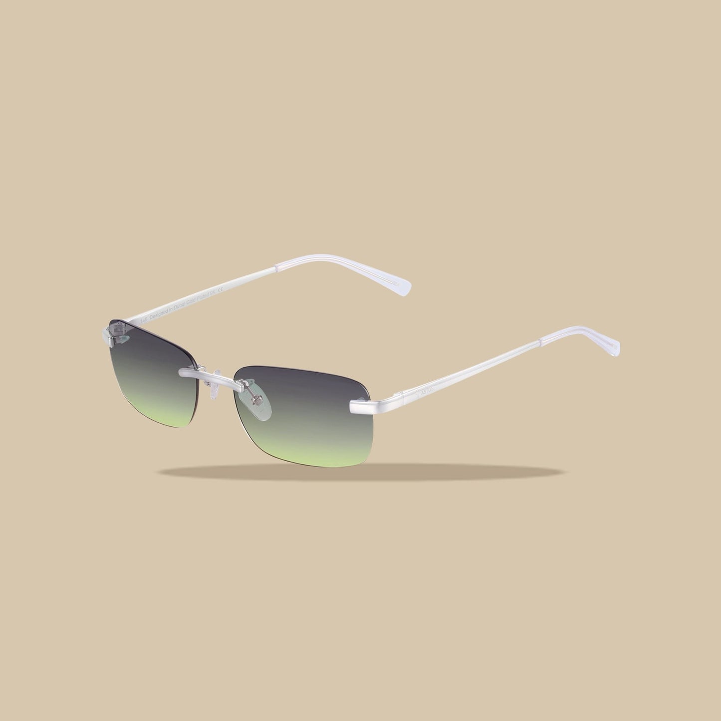 Brille Grün | Silber