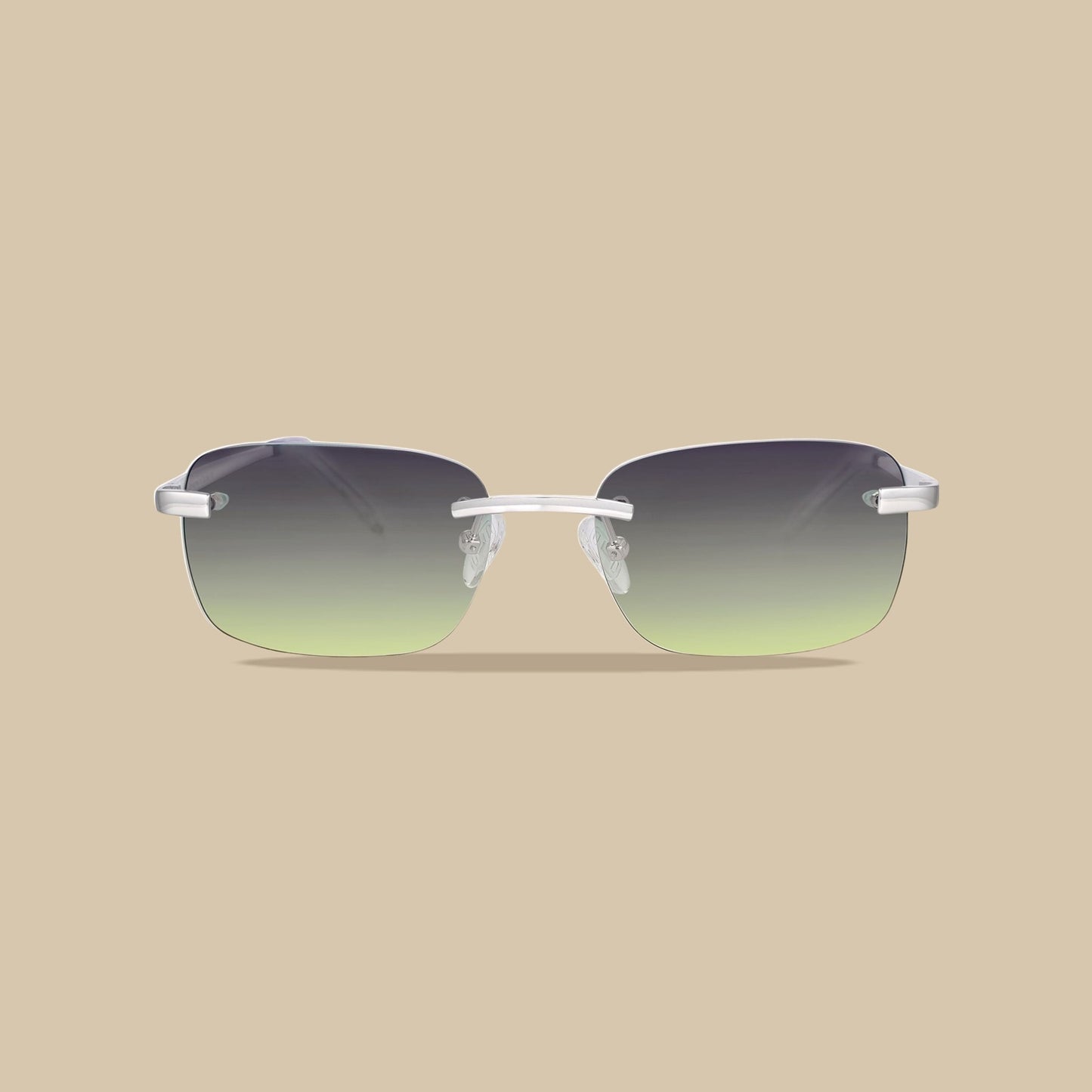 Brille Grün | Silber