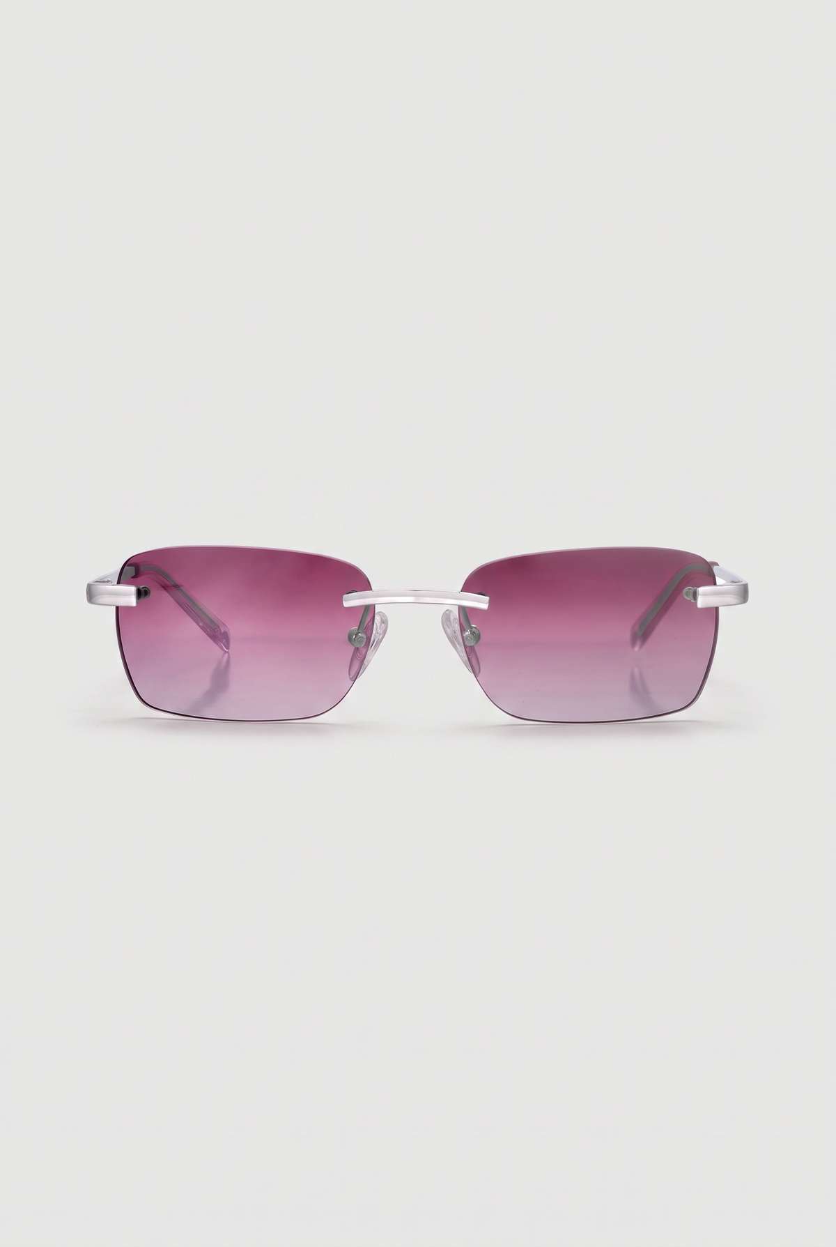 Eyewear Bordeaux Silver zonnebril bordeaux glazen zilver montuur - vooraanzicht