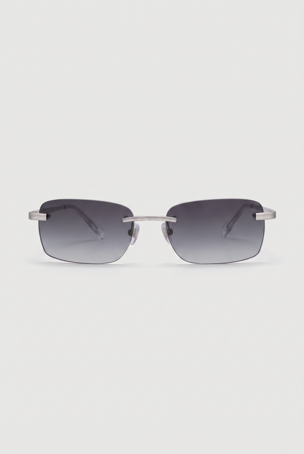 Eyewear Black Silver zonnebril zwarte glazen zilver montuur - vooraanzicht