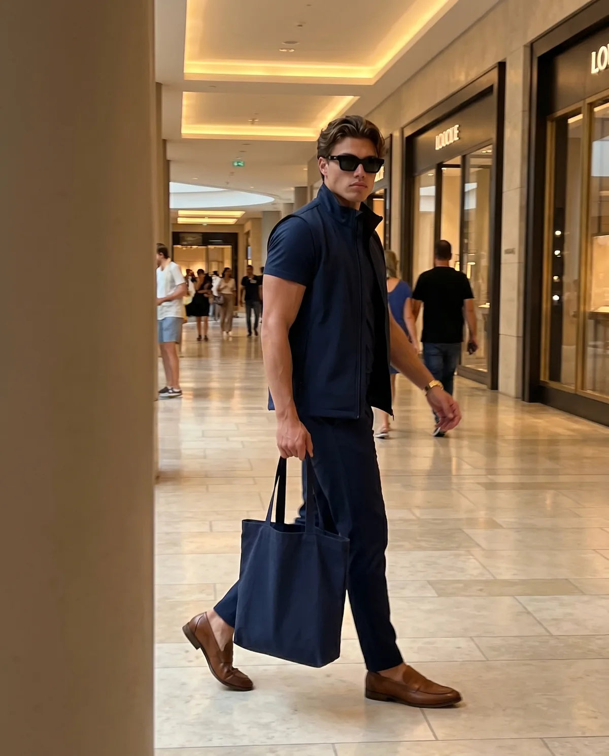 Premium pantalon - Navy