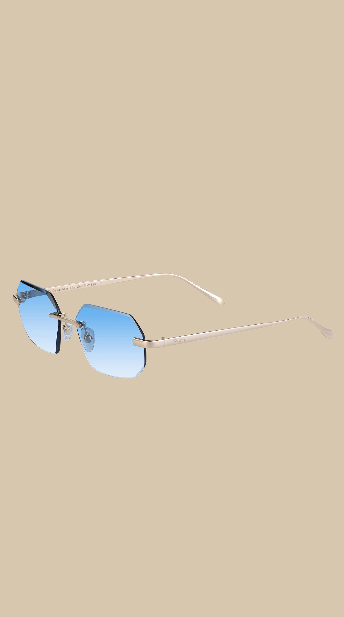 Eyewear Diamond Cut Sky Blue