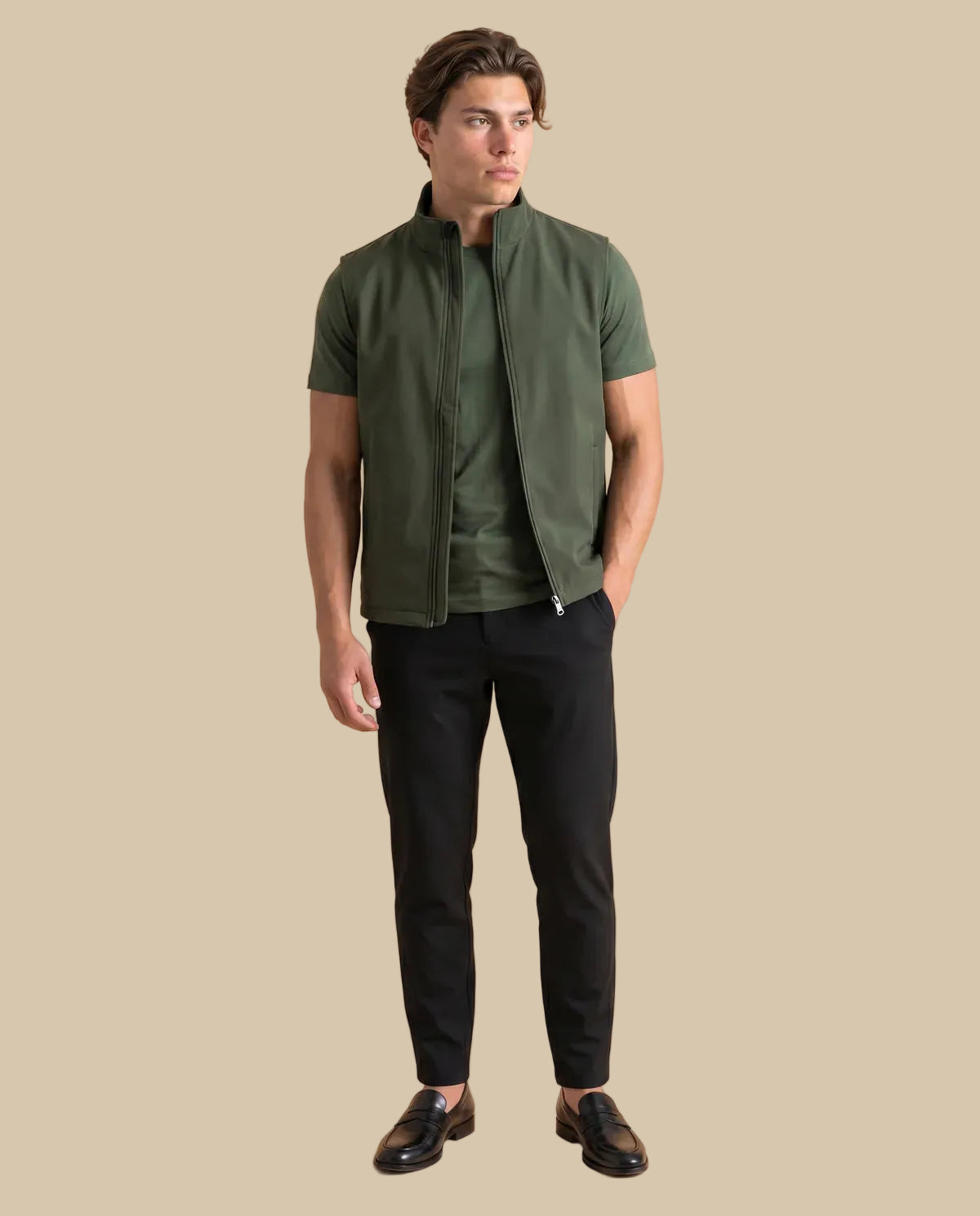 Tweezijdige Bodywarmer - Groen