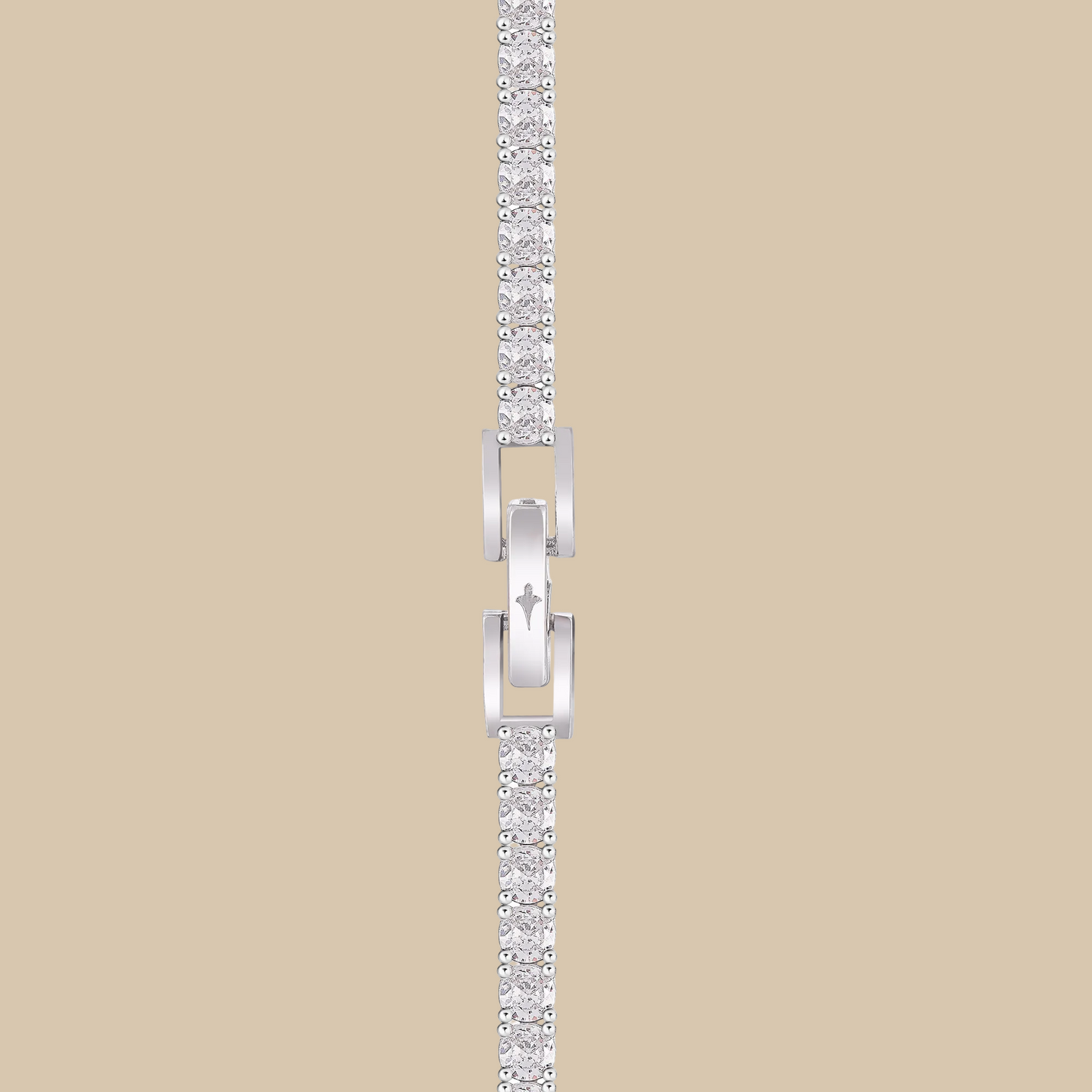 Tennis Bracelet - White Gold Plated