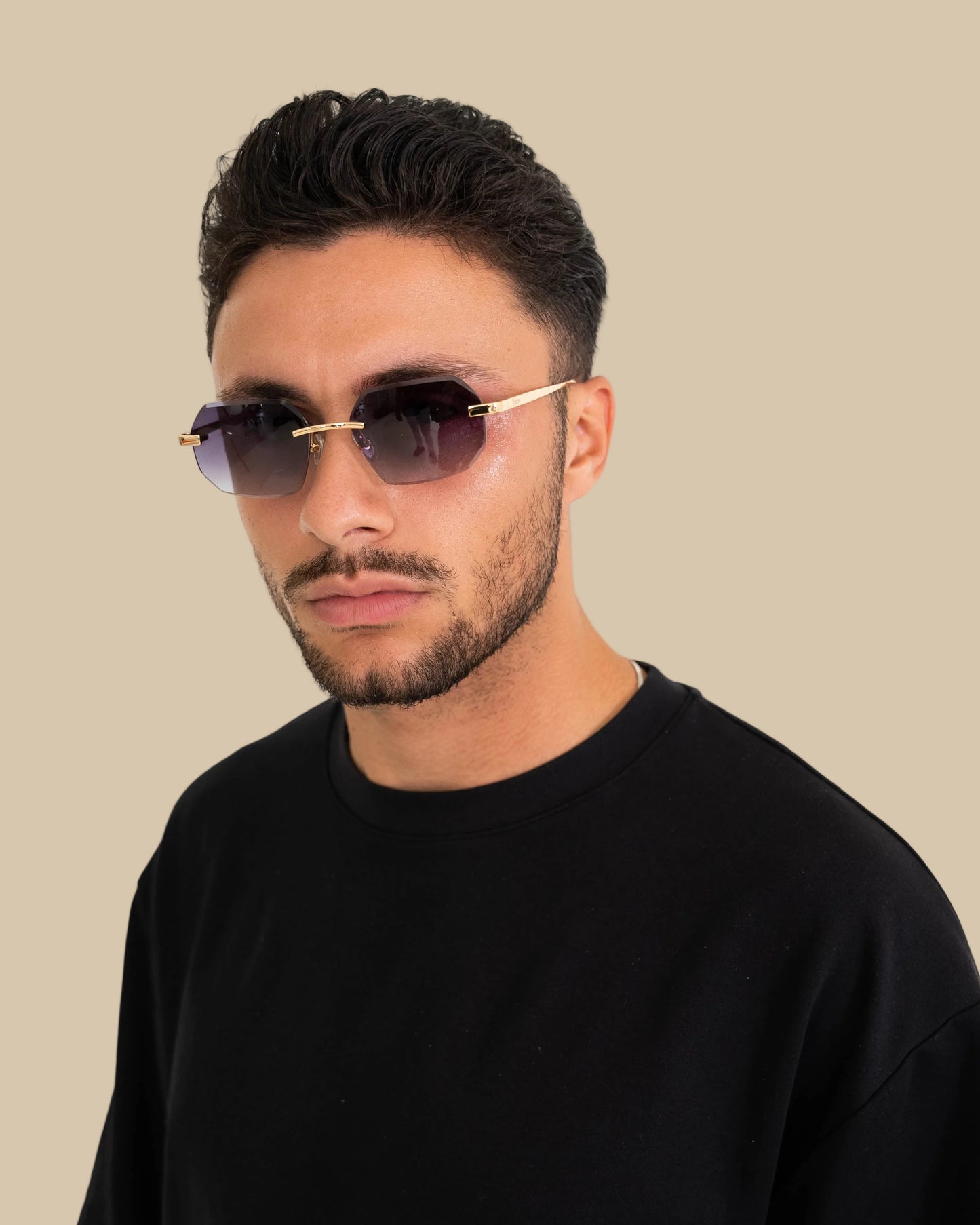 Eyewear Diamond Cut Black