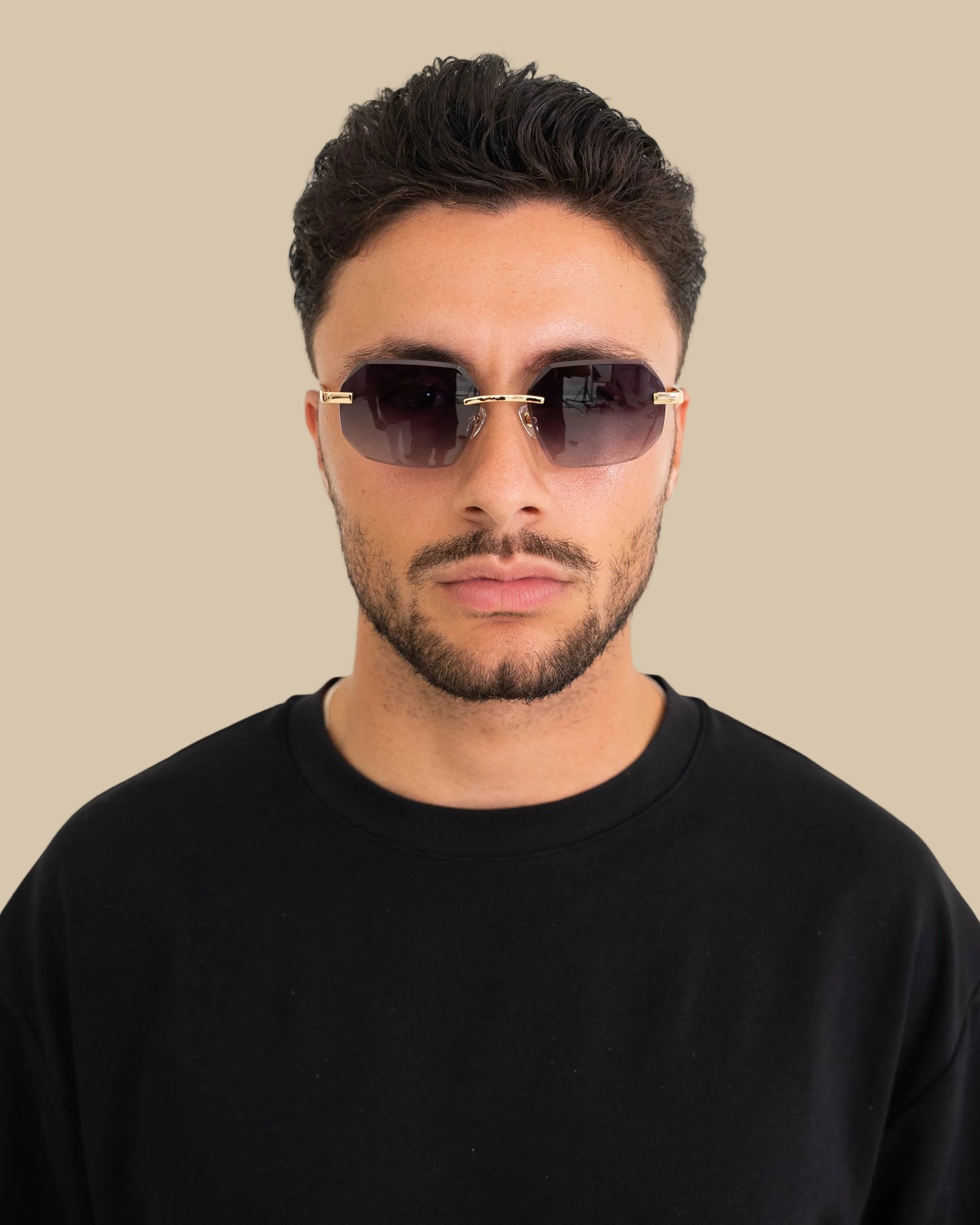 Eyewear Diamond Cut Black