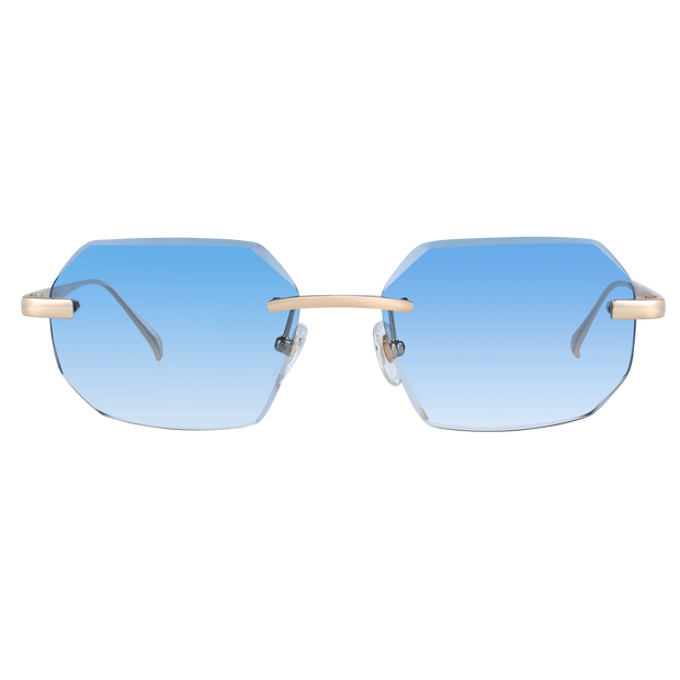 Men's Eyewear Diamond Cut Sky Blue