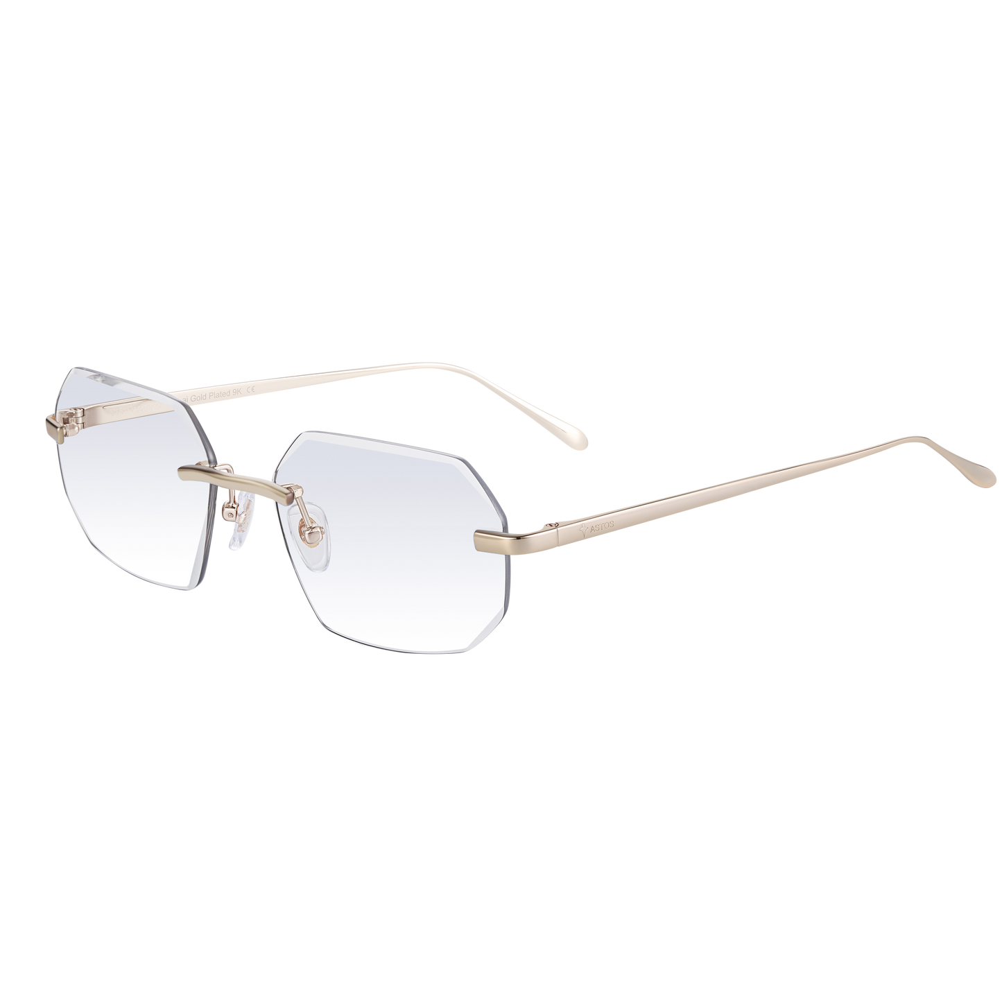 Men's Eyewear Diamond Cut Transparent