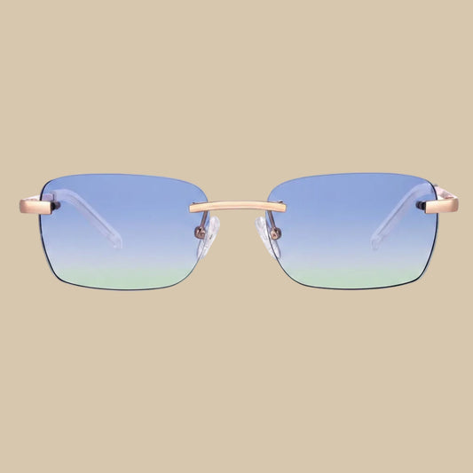 Eyewear Blue gradient | 9K Gold plated