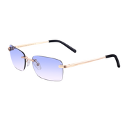 Men's Eyewear Blue gradient | 9K Gold plated