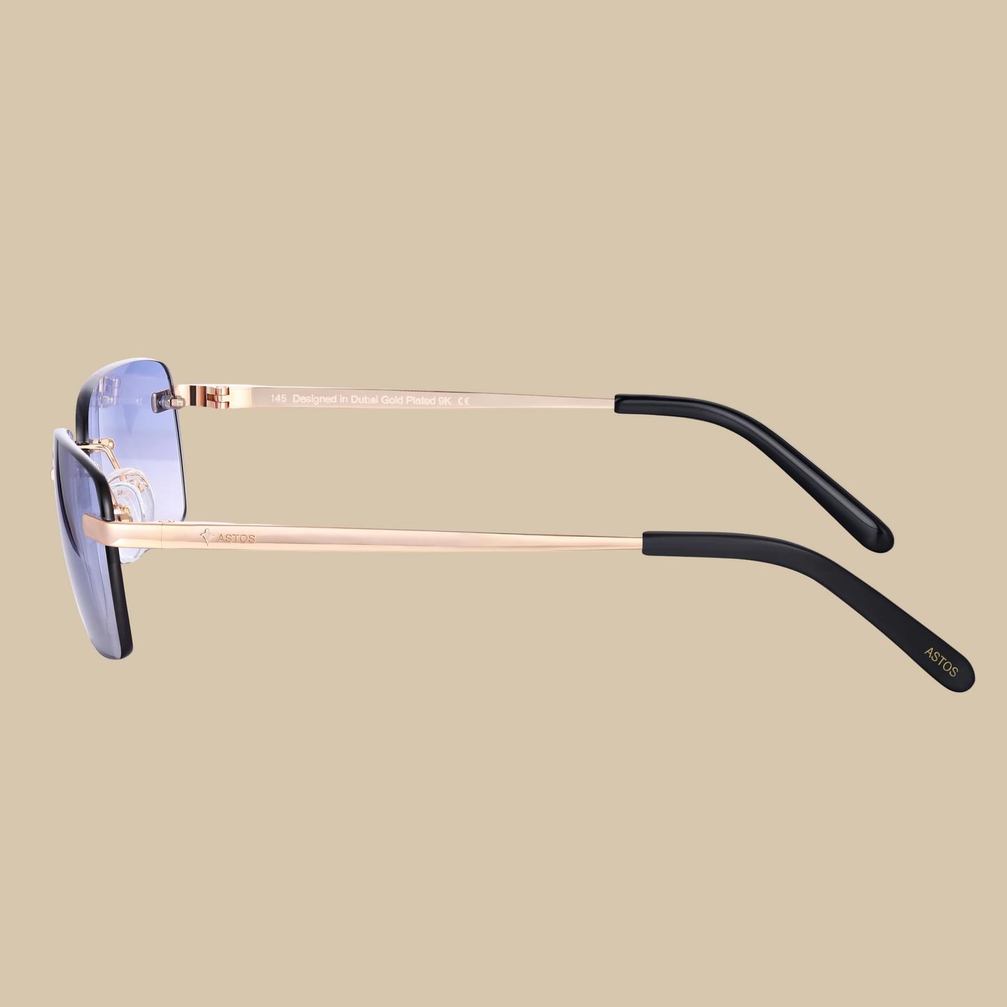 Eyewear Blue gradient | 9K Gold plated