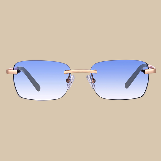 Eyewear Blue gradient | 9K Gold plated
