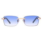 Women's Eyewear Blue Gradient | 9K Gold plated