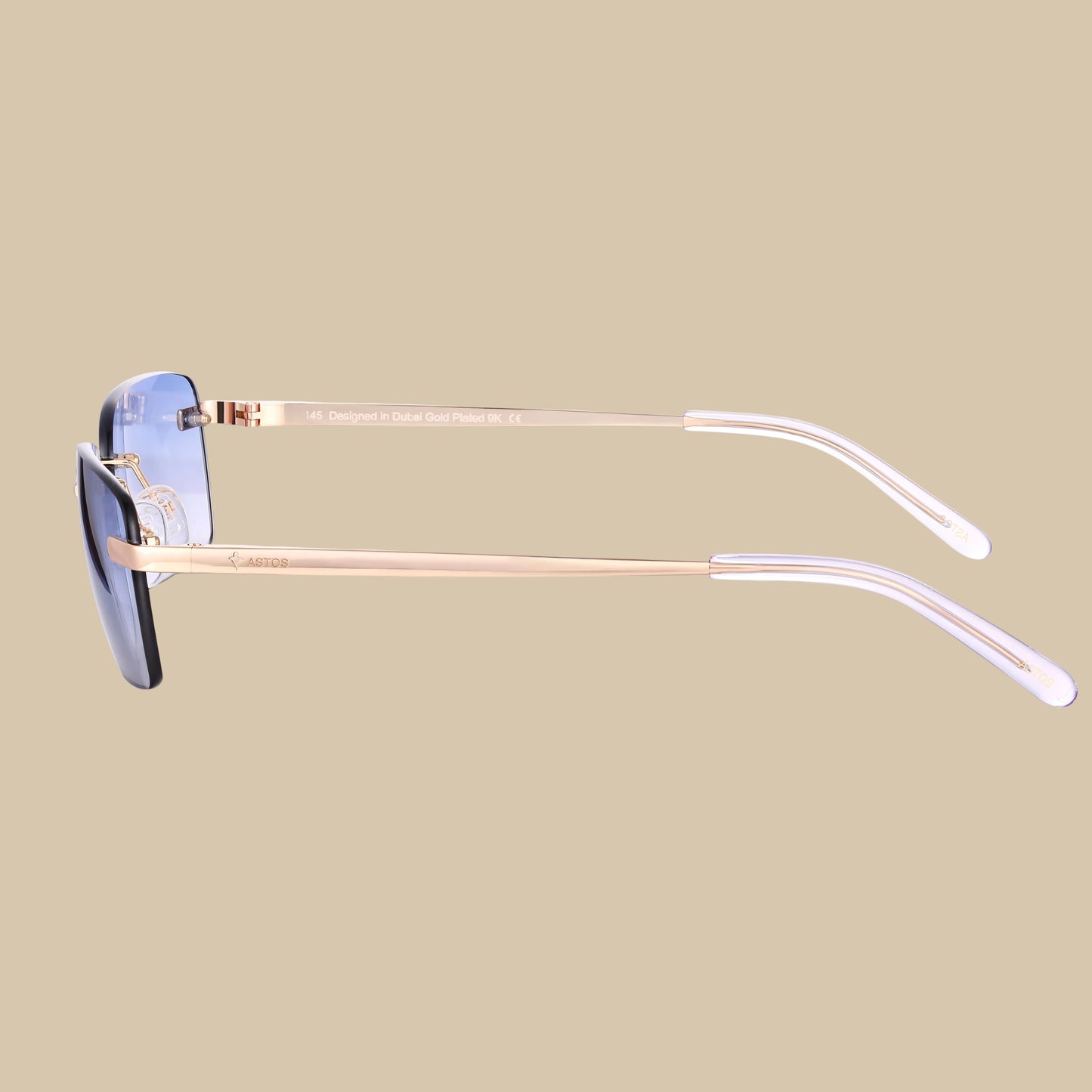 Eyewear Blue gradient | 9K Gold plated